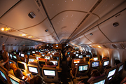 Emirates Boeing 777-31H(ER) (A6-ENL) at  In Flight, Iraq