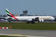 Emirates Boeing 777-31H(ER) (A6-ENM) at  Warsaw - Frederic Chopin International, Poland