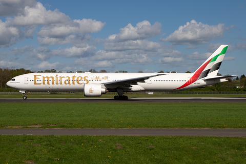 Emirates Boeing 777-31H(ER) (A6-ENV) at  Hamburg - Fuhlsbuettel (Helmut Schmidt), Germany