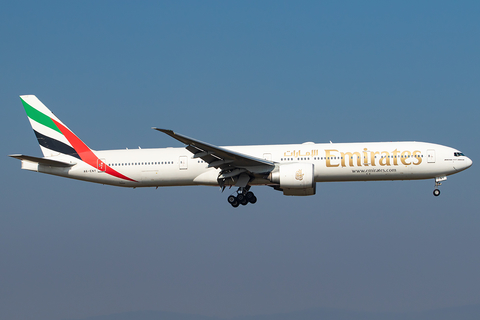 Emirates Boeing 777-31H(ER) (A6-ENY) at  Frankfurt am Main, Germany