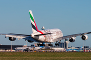 Emirates Airbus A380-861 (A6-EOA) at  Amsterdam - Schiphol, Netherlands