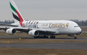 Emirates Airbus A380-861 (A6-EOA) at  Dusseldorf - International, Germany