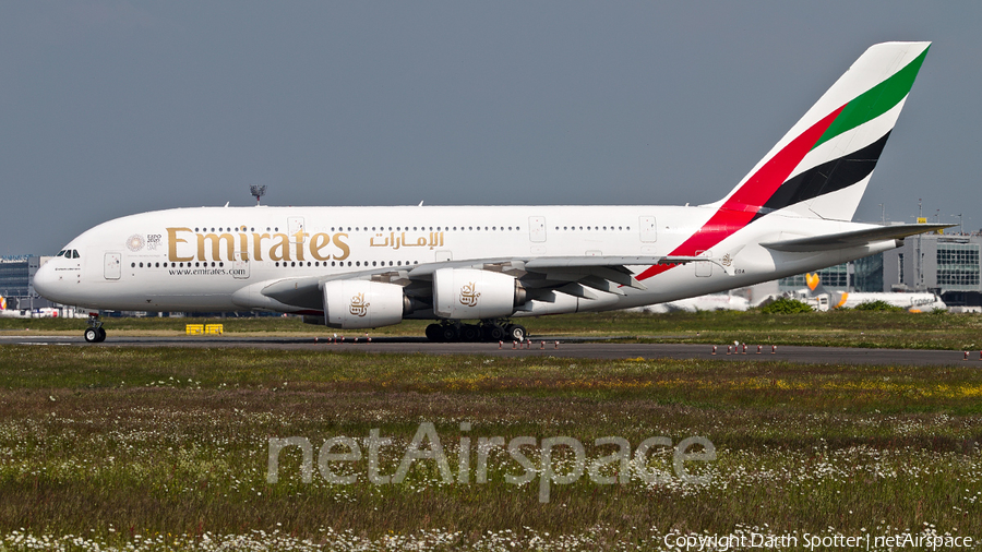 Emirates Airbus A380-861 (A6-EOA) | Photo 263410