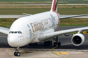 Emirates Airbus A380-861 (A6-EOA) at  Dusseldorf - International, Germany