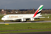 Emirates Airbus A380-861 (A6-EOA) at  Dusseldorf - International, Germany