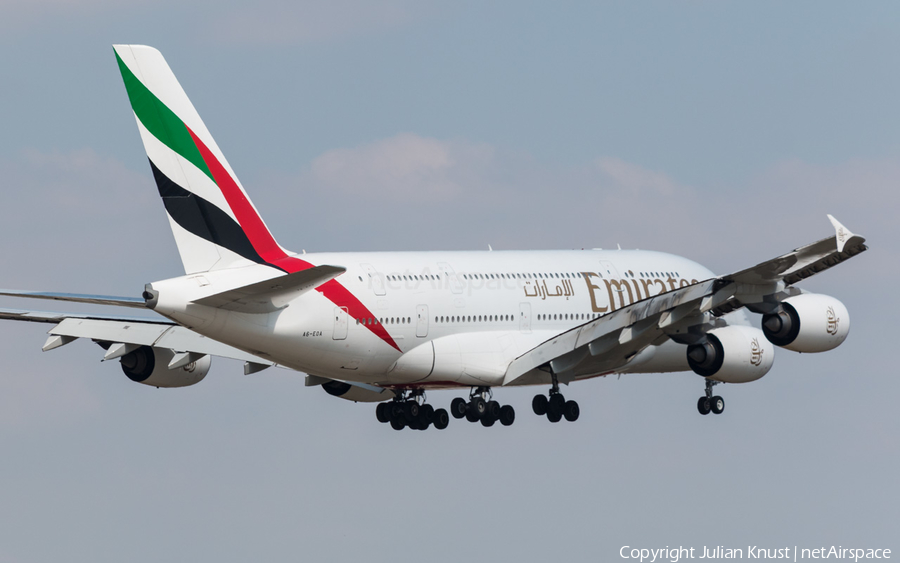 Emirates Airbus A380-861 (A6-EOA) | Photo 171030