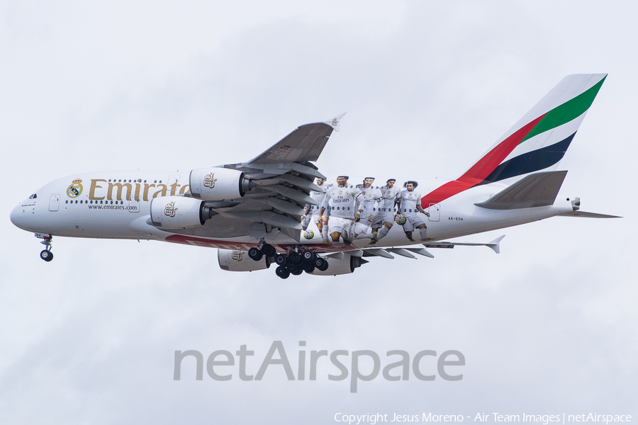 Emirates Airbus A380-861 (A6-EOA) | Photo 171319