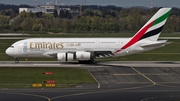 Emirates Airbus A380-861 (A6-EOB) at  Dusseldorf - International, Germany