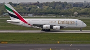 Emirates Airbus A380-861 (A6-EOB) at  Dusseldorf - International, Germany