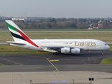 Emirates Airbus A380-861 (A6-EOB) at  Dusseldorf - International, Germany