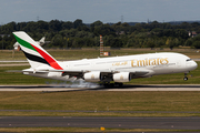 Emirates Airbus A380-861 (A6-EOB) at  Dusseldorf - International, Germany