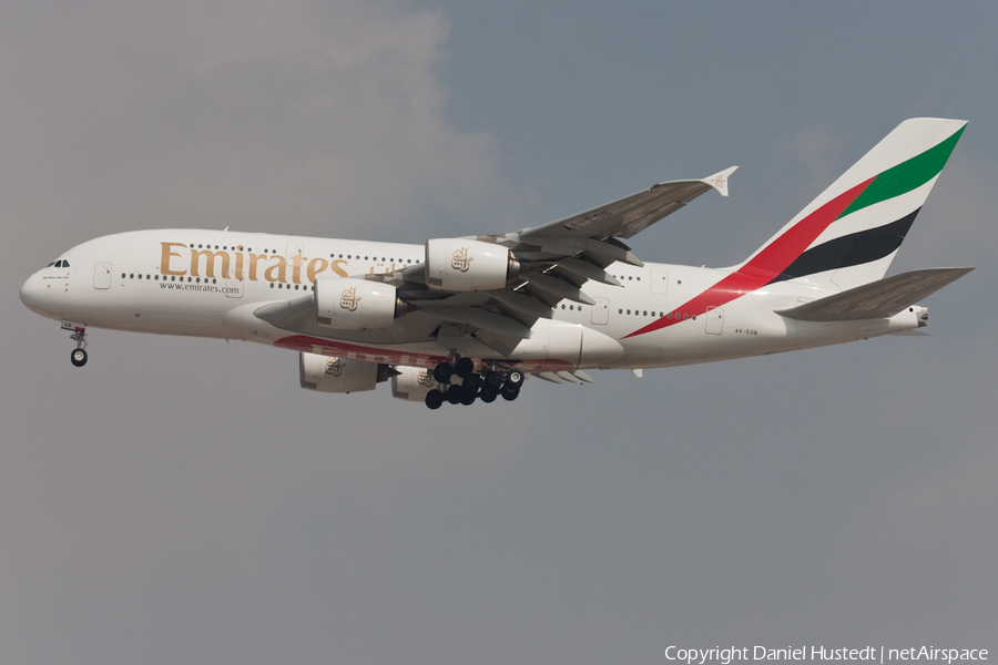 Emirates Airbus A380-861 (A6-EOB) | Photo 417923