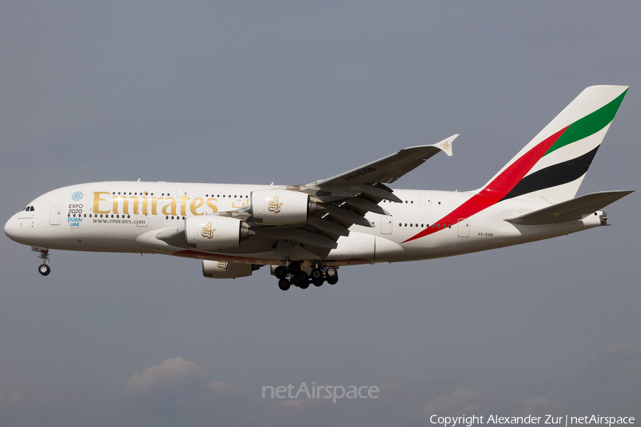 Emirates Airbus A380-861 (A6-EOB) | Photo 125963