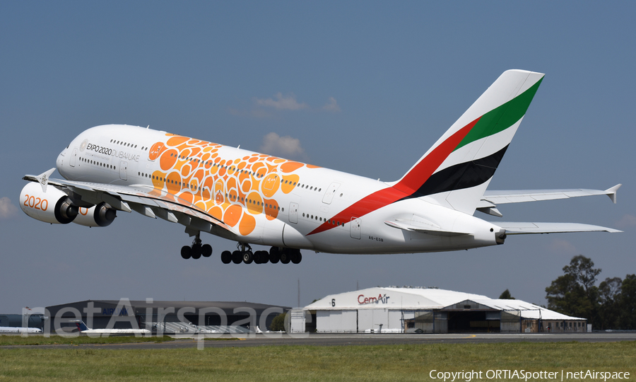 Emirates Airbus A380-861 (A6-EOB) | Photo 309268