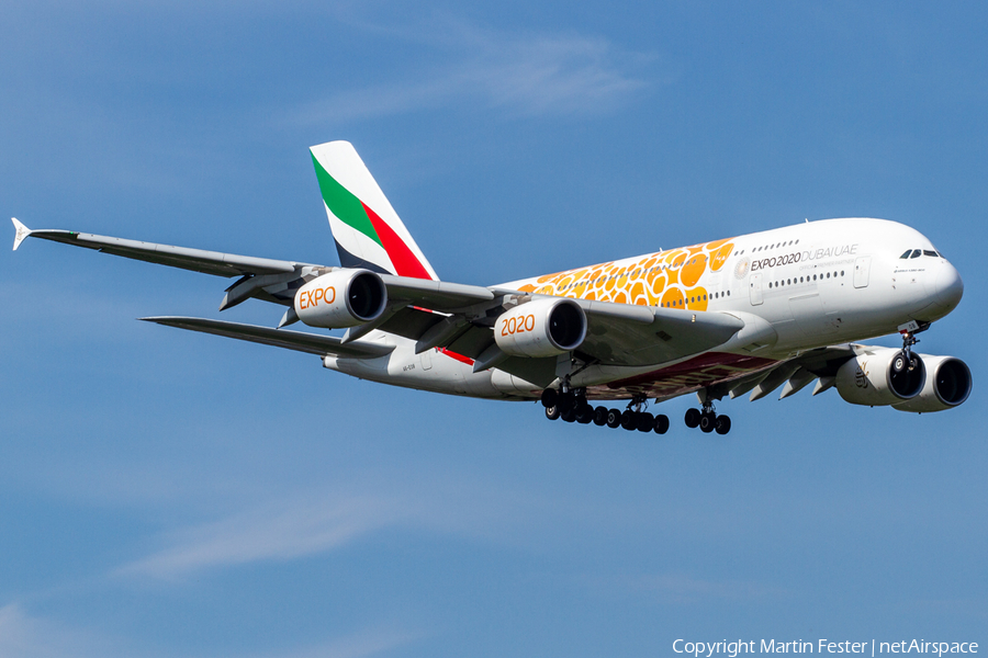 Emirates Airbus A380-861 (A6-EOB) | Photo 346128