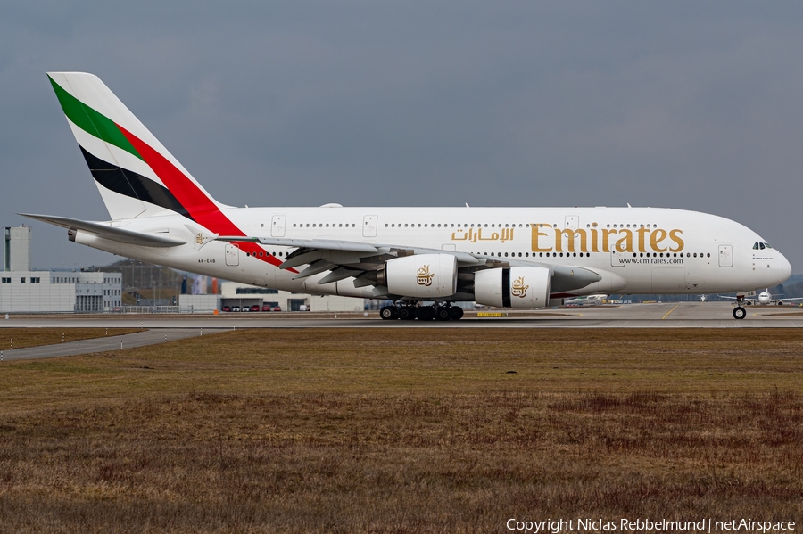 Emirates Airbus A380-861 (A6-EOB) | Photo 665060