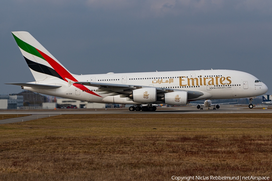 Emirates Airbus A380-861 (A6-EOB) | Photo 665078