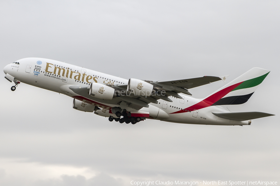 Emirates Airbus A380-861 (A6-EOB) | Photo 98326