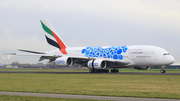 Emirates Airbus A380-861 (A6-EOC) at  Amsterdam - Schiphol, Netherlands