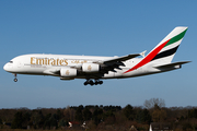 Emirates Airbus A380-861 (A6-EOC) at  Hamburg - Fuhlsbuettel (Helmut Schmidt), Germany