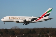 Emirates Airbus A380-861 (A6-EOC) at  Hamburg - Fuhlsbuettel (Helmut Schmidt), Germany