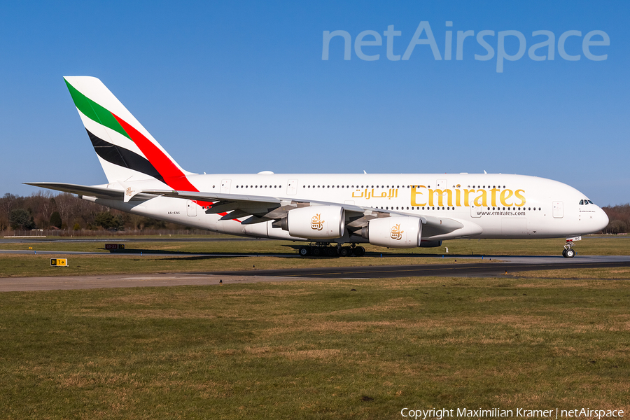 Emirates Airbus A380-861 (A6-EOC) | Photo 521131