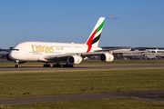 Emirates Airbus A380-861 (A6-EOC) at  Hamburg - Fuhlsbuettel (Helmut Schmidt), Germany