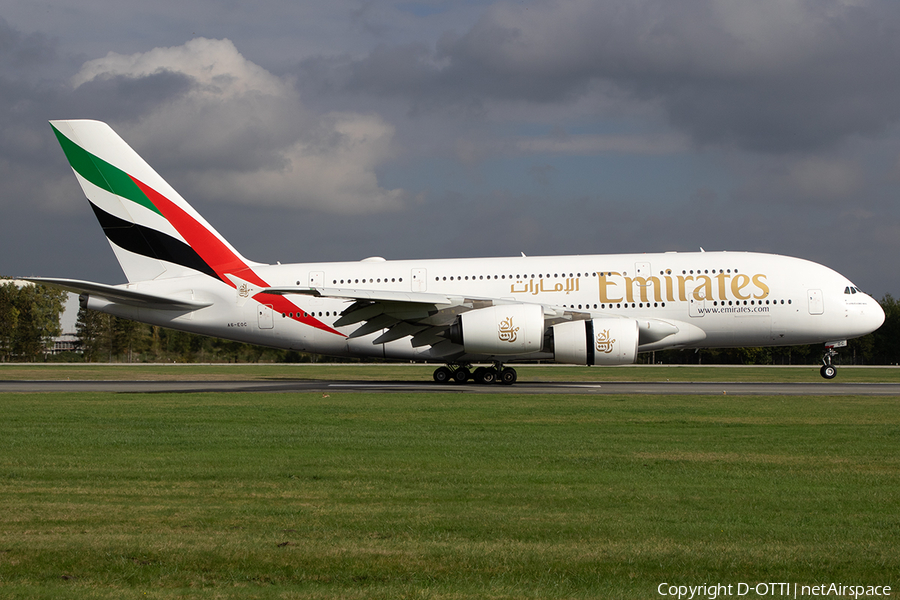 Emirates Airbus A380-861 (A6-EOC) | Photo 531340