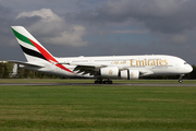 Emirates Airbus A380-861 (A6-EOC) at  Hamburg - Fuhlsbuettel (Helmut Schmidt), Germany