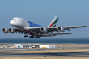 Emirates Airbus A380-861 (A6-EOC) at  San Francisco - International, United States