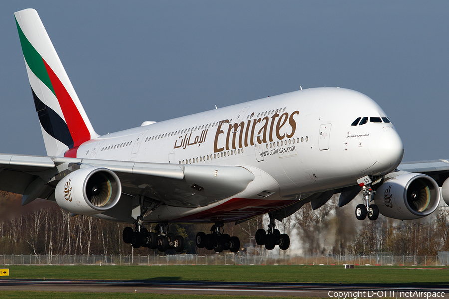 Emirates Airbus A380-861 (A6-EOD) | Photo 479724