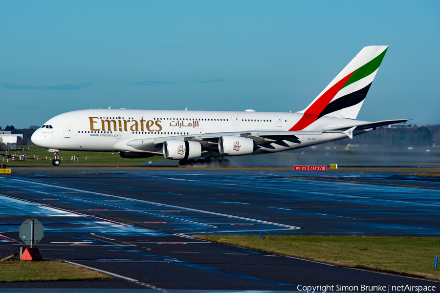 Emirates Airbus A380-861 (A6-EOD) | Photo 489796