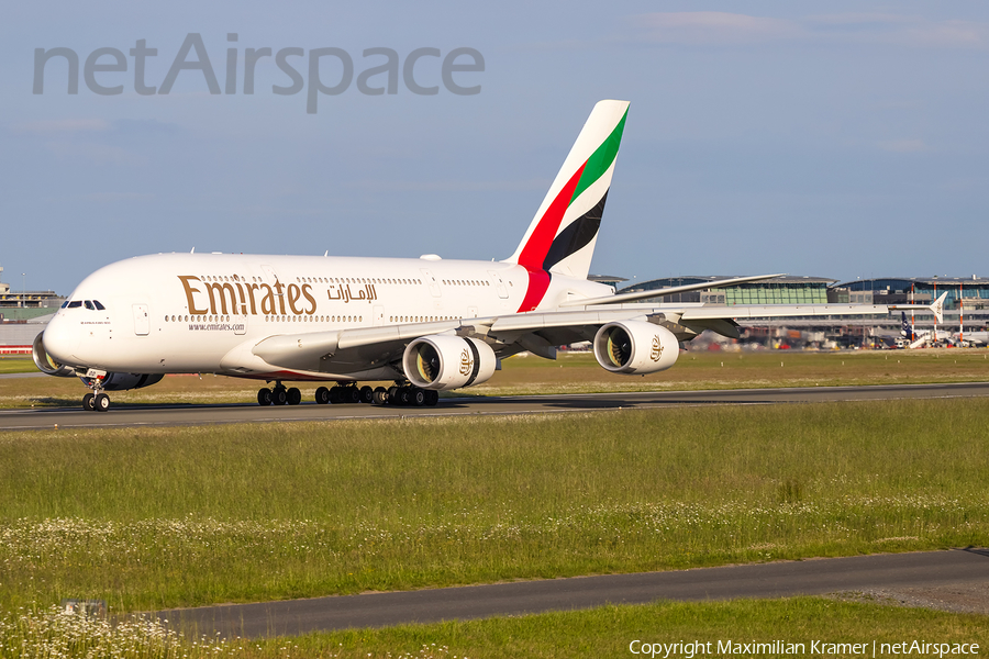 Emirates Airbus A380-861 (A6-EOD) | Photo 521873