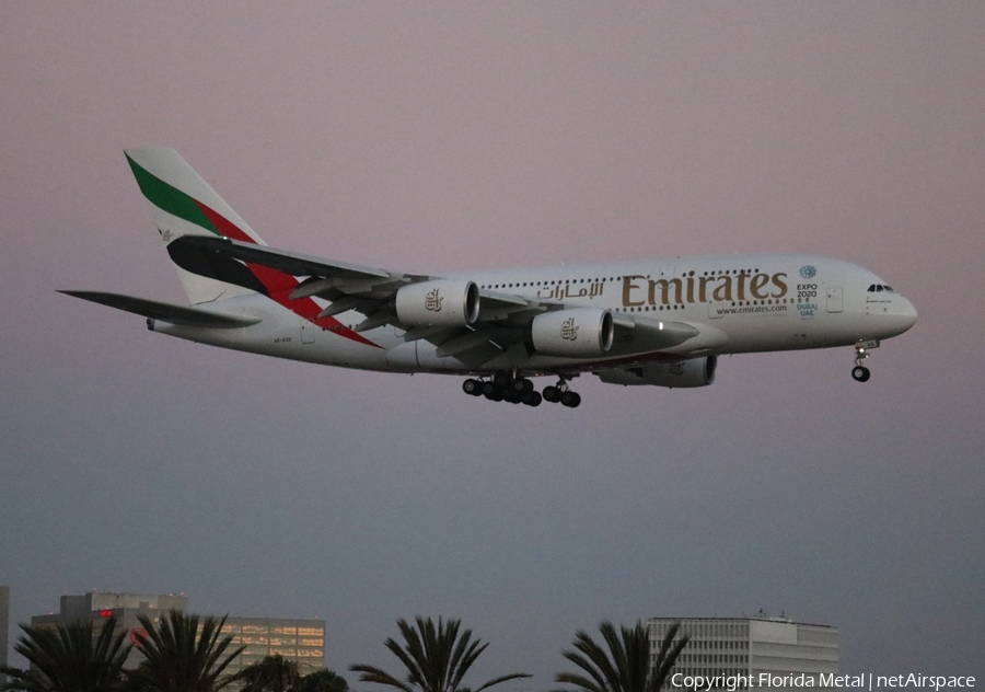 Emirates Airbus A380-861 (A6-EOD) | Photo 297169
