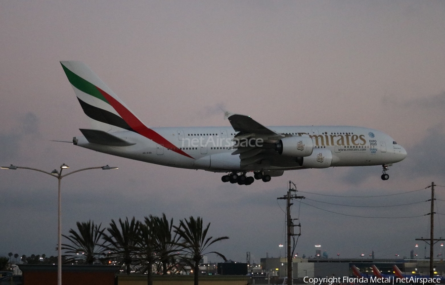 Emirates Airbus A380-861 (A6-EOD) | Photo 516160