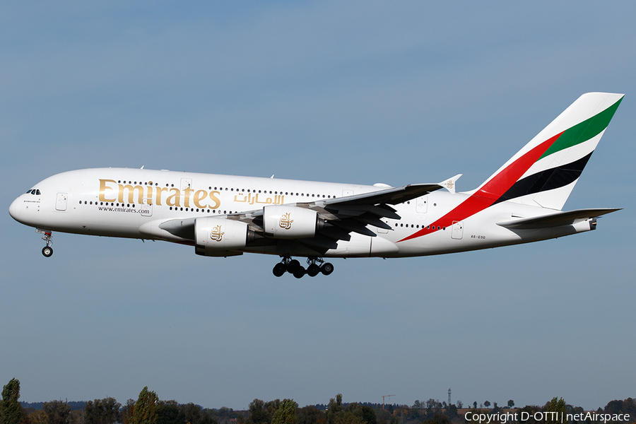 Emirates Airbus A380-861 (A6-EOD) | Photo 483994