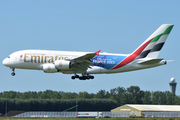 Emirates Airbus A380-861 (A6-EOE) at  Amsterdam - Schiphol, Netherlands