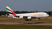 Emirates Airbus A380-861 (A6-EOE) at  Dusseldorf - International, Germany