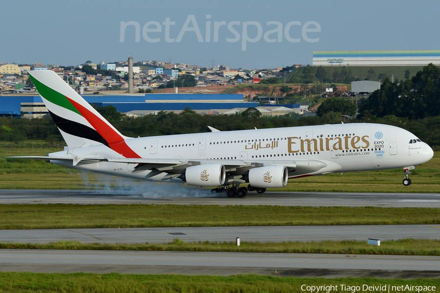Emirates Airbus A380-861 (A6-EOE) | Photo 332388