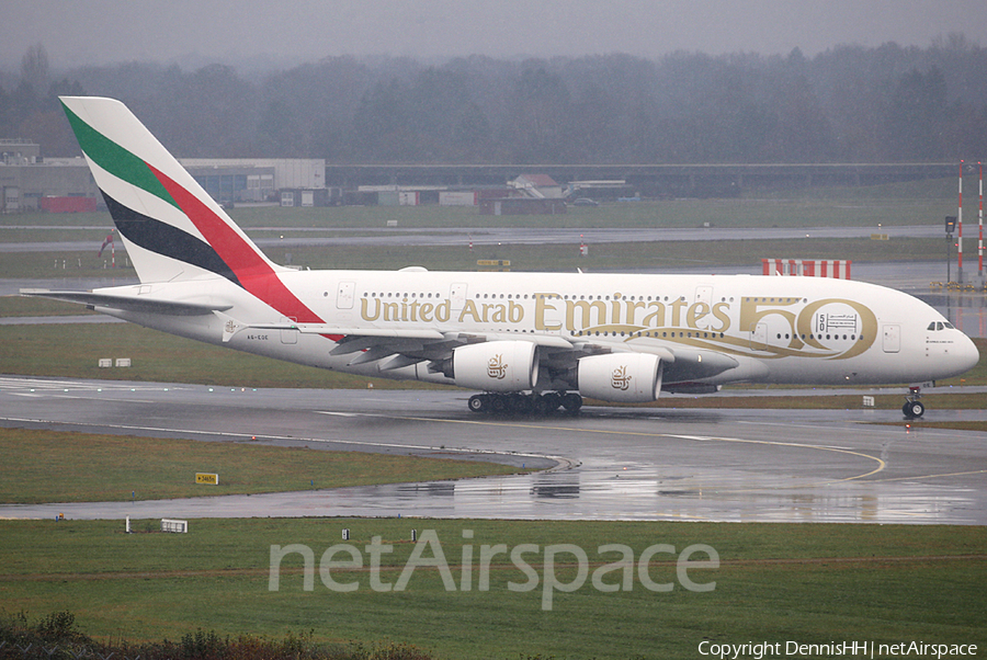 Emirates Airbus A380-861 (A6-EOE) | Photo 482841