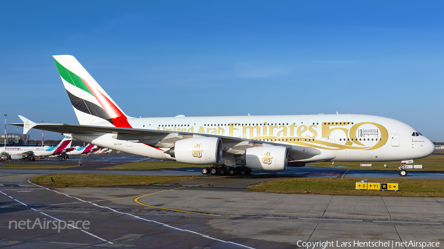 Emirates Airbus A380-861 (A6-EOE) | Photo 489431