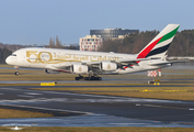Emirates Airbus A380-861 (A6-EOE) at  Hamburg - Fuhlsbuettel (Helmut Schmidt), Germany