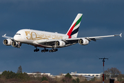 Emirates Airbus A380-861 (A6-EOE) at  Hamburg - Fuhlsbuettel (Helmut Schmidt), Germany