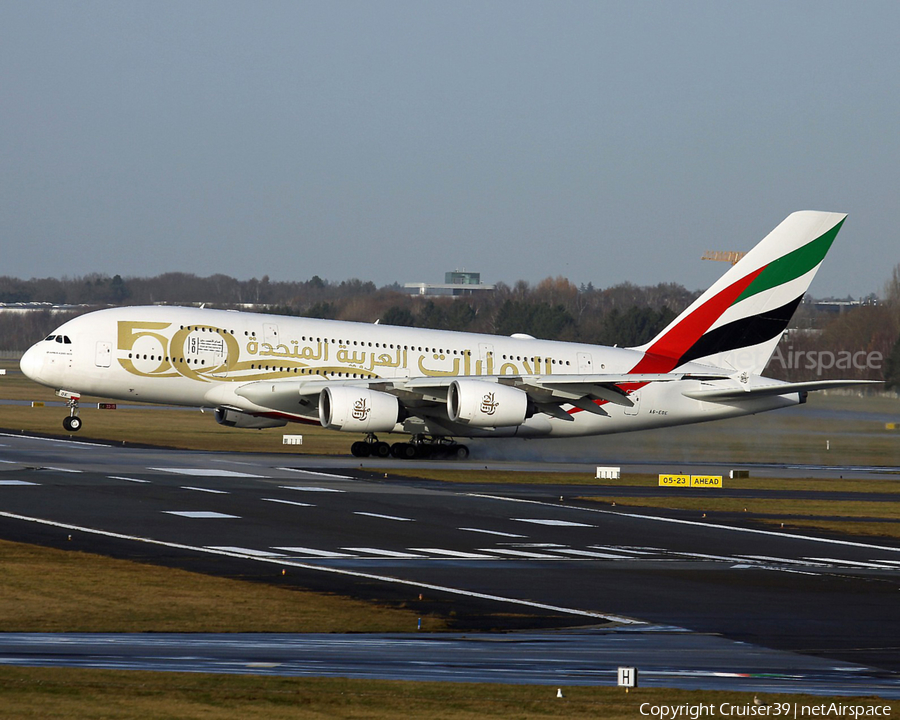 Emirates Airbus A380-861 (A6-EOE) | Photo 499415