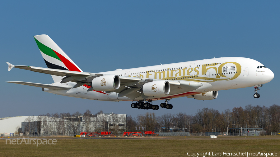 Emirates Airbus A380-861 (A6-EOE) | Photo 500208