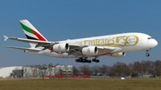 Emirates Airbus A380-861 (A6-EOE) at  Hamburg - Fuhlsbuettel (Helmut Schmidt), Germany