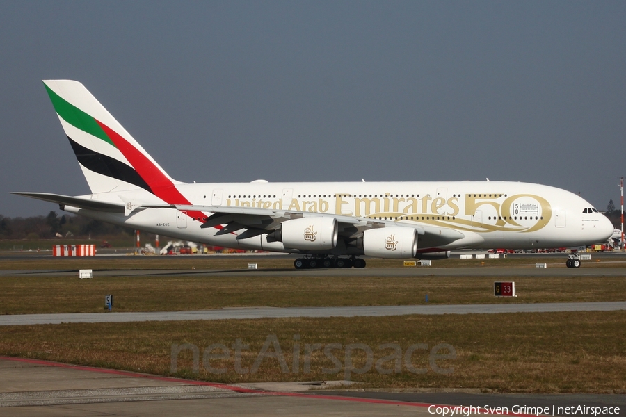 Emirates Airbus A380-861 (A6-EOE) | Photo 500215