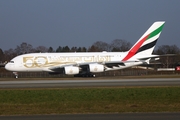 Emirates Airbus A380-861 (A6-EOE) at  Hamburg - Fuhlsbuettel (Helmut Schmidt), Germany