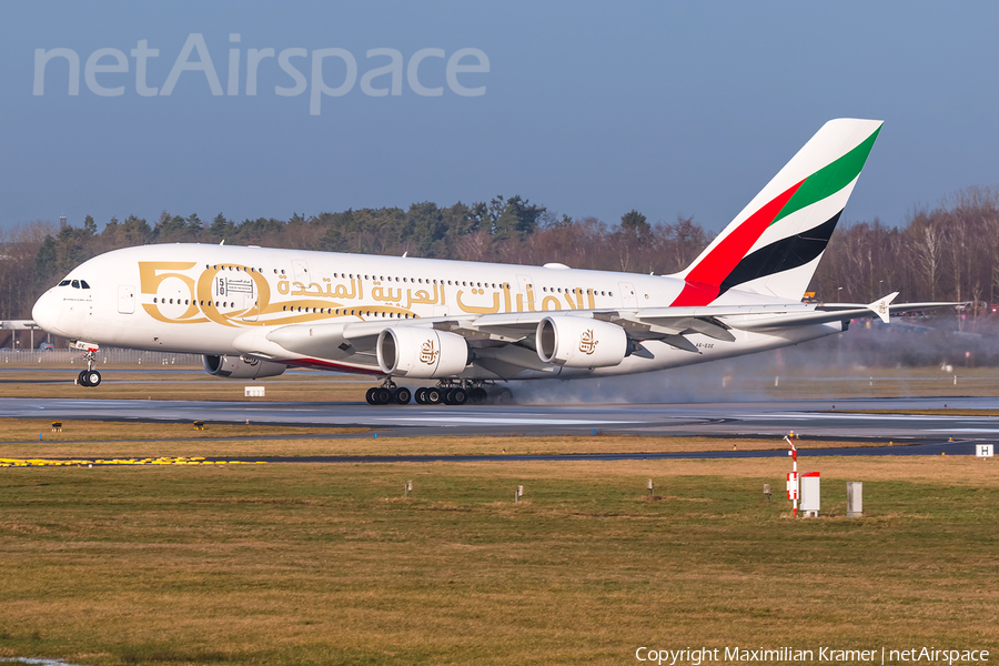 Emirates Airbus A380-861 (A6-EOE) | Photo 521083