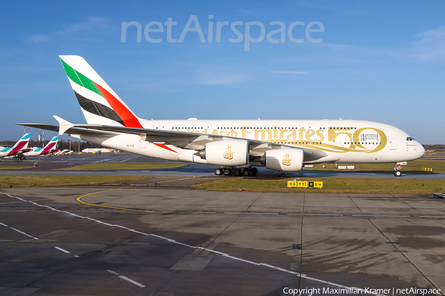 Emirates Airbus A380-861 (A6-EOE) | Photo 521086